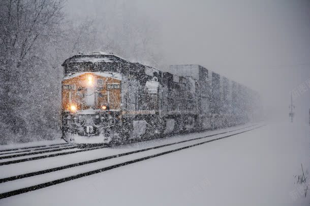 冬天大雪火车雪景jpg设计背景_88icon https://88icon.com 冬天 大雪 天寒地冻 火车 雪景