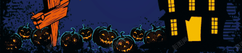 糖出鬼没卡通艺术字元素psd设计背景_88icon https://88icon.com 万圣节 南瓜灯 巫婆 糖出鬼没 蝙蝠 阿飘 鬼怪