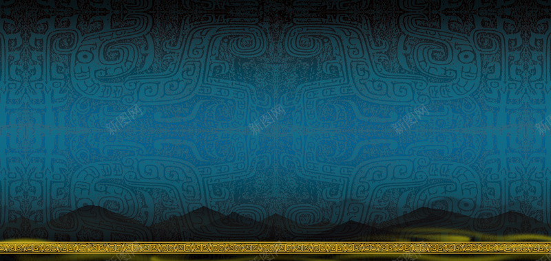 蓝色水墨风山水海报背景模板psd设计背景_88icon https://88icon.com 中式花纹 山水 水墨风 海报模板 海报背景 海报背景模板 白酒 背景模板 蓝色