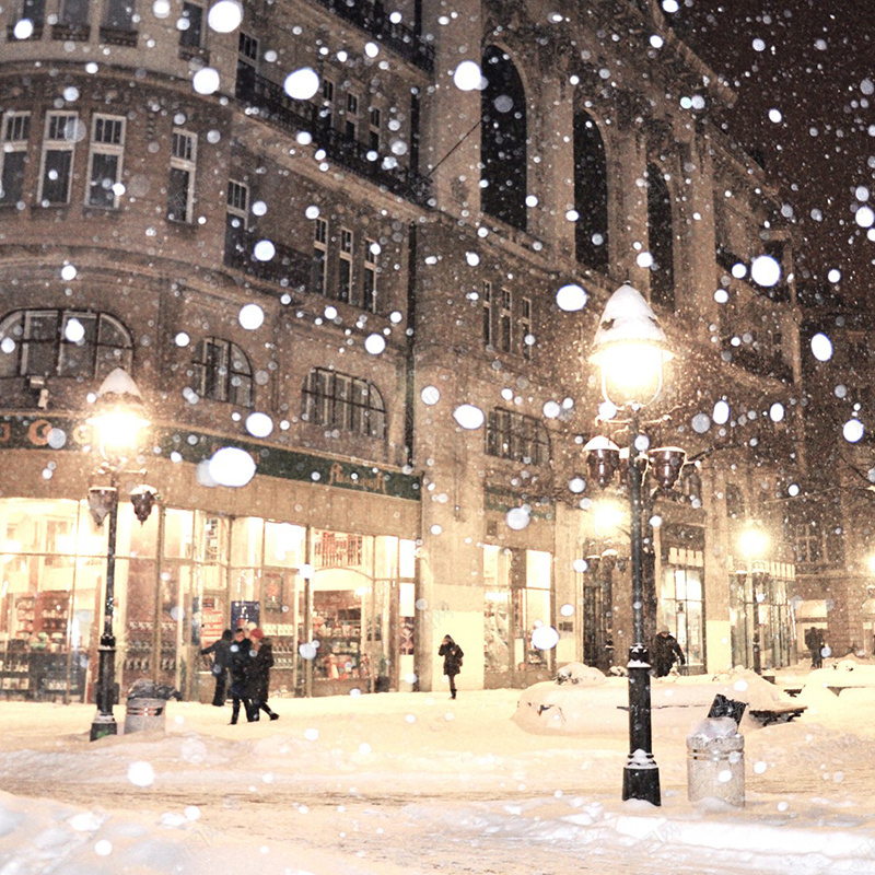 浪漫雪景背景jpg_88icon https://88icon.com 主图 冬天 摄影 文艺 浪漫 街头 质感 雪景 风景