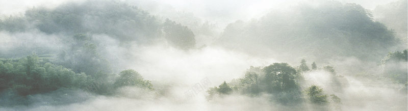 云雾山水风景背景背景