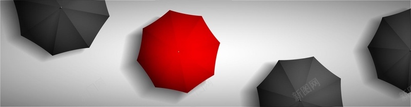 红色雨伞俯视图矢量ai设计背景_88icon https://88icon.com 俯视图 商务 城市生活 大气 日常生活 简洁 红色 通勤 都市 雨伞 黑色 矢量图