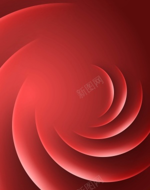 矢量红色质感大气旋涡背景背景