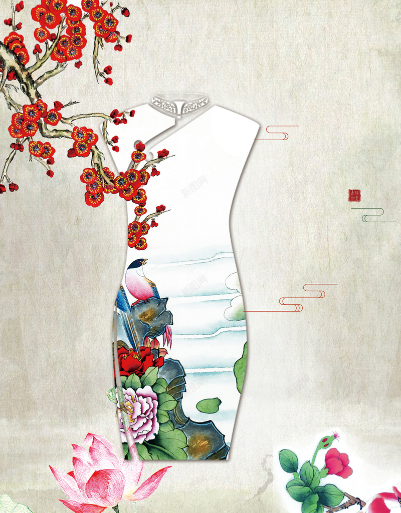 旗袍文化海报背景psd设计背景_88icon https://88icon.com 夏季海报 大气海报 宣传海报 文艺海报 旗袍海报 梦幻海报 浪漫海报 简约海报 鲜花海报
