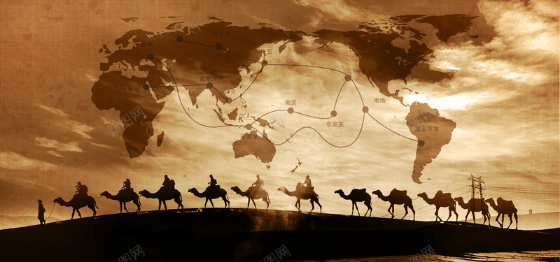 地图丝绸之路psd设计背景_88icon https://88icon.com 一带一路 一带一路宣传画 一带一路峰会 一带一路战略 一带一路路线 一带一路高峰论坛 丝绸之路 地图 服务一带一路 沙漠 骆驼
