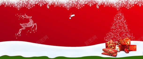 手绘圣诞节喜庆海报jpg设计背景_88icon https://88icon.com 喜庆 圣诞节 海报