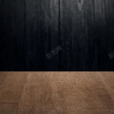 木质展台黑色背景背景