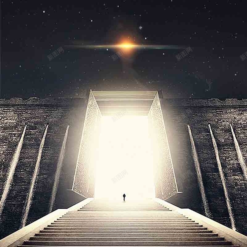 星空深邃孤独大门前进城墙大气主图psd设计背景_88icon https://88icon.com 前进 城墙 大气 大门 孤独 星空 深邃 背景图