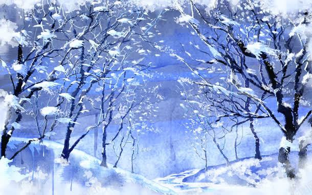 白色手绘冬季雪地树林海报背景jpg设计背景_88icon https://88icon.com 冬季 树林 海报 白色 背景 雪地