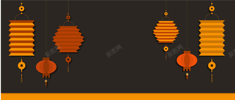 中国风灯笼喜庆扁平背景矢量图ai设计背景_88icon https://88icon.com 中国风 促销 扁平 打折 新年 灯笼 简约 过年 黑色 矢量图