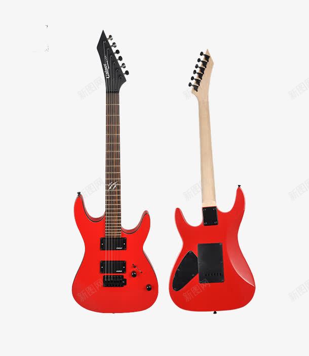 红色电吉他斜口png免抠素材_88icon https://88icon.com 乐器 产品实物 吉他 新图网 电吉他 红色