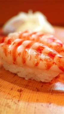美味可口海鲜日本料理寿司H5背景摄影图片