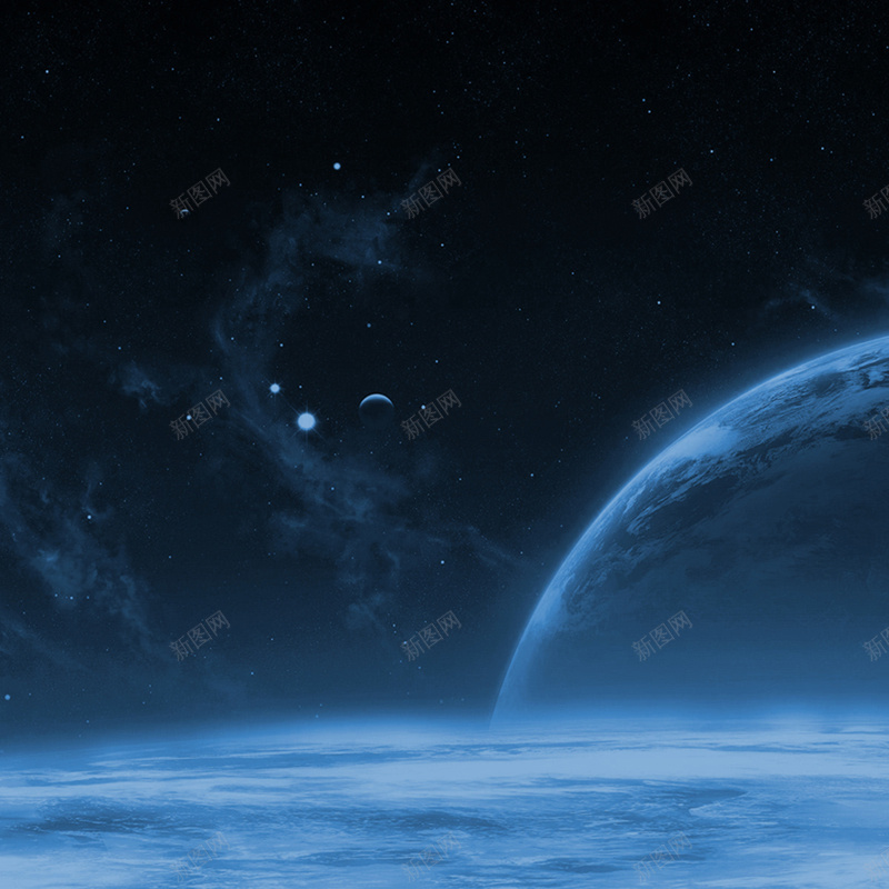 深蓝色星球海报背景jpg设计背景_88icon https://88icon.com 云朵 太空海报 宣传海报背景 星球 星空 深蓝色海报 深蓝色背景 科技