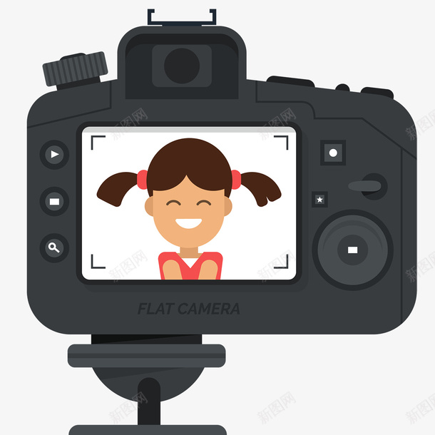 手绘相机里的小女孩psd免抠素材_88icon https://88icon.com 手绘相机里的小女孩 拍摄用具 摄像头 摄影征集 摄影招生 摄影招聘 正在拍照 相机