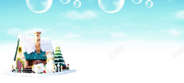 雪地背景jpg设计背景_88icon https://88icon.com 唯美 圣诞节海报 清新 绿色