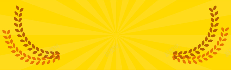 黄色麦穗矢量图ai设计背景_88icon https://88icon.com 小麦 海报banner 麦穗 黄色 矢量图