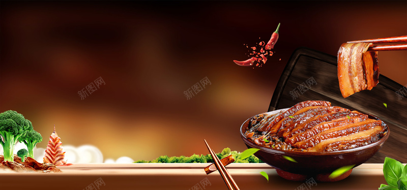 简约大气梅菜扣肉客家菜bannerjpg设计背景_88icon https://88icon.com 五花肉 客家菜 梅菜扣肉 梅菜扣肉宣传 梅菜扣肉展板 梅菜扣肉广告 梅菜扣肉海报 美 舌尖美味 菜品