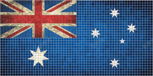 澳大利亚国旗背景