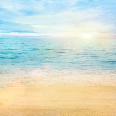 夏日海滩风景摄影平面广告摄影图片