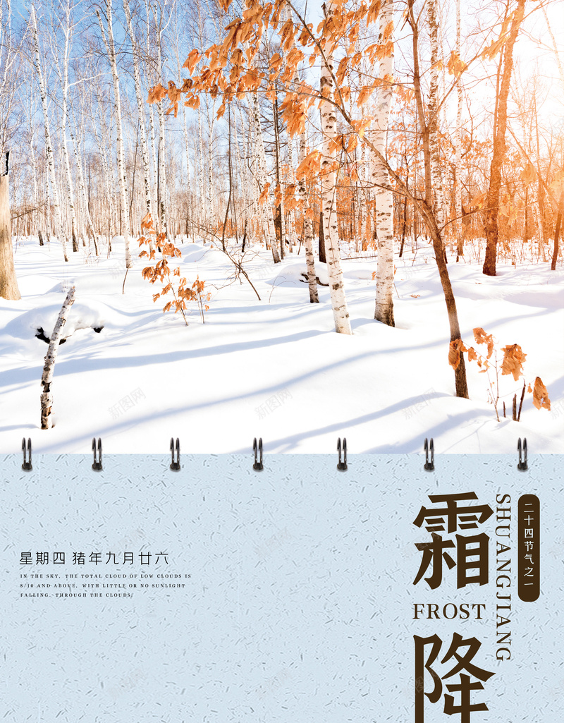 霜降雪地背景图psd设计背景_88icon https://88icon.com 元素 字体元素 艺术字 雪地 霜花 霜降