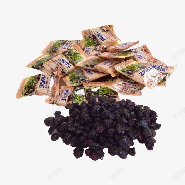 蓝莓干袋装png免抠素材_88icon https://88icon.com 产品实物 休闲零食 小吃 果干 黑色