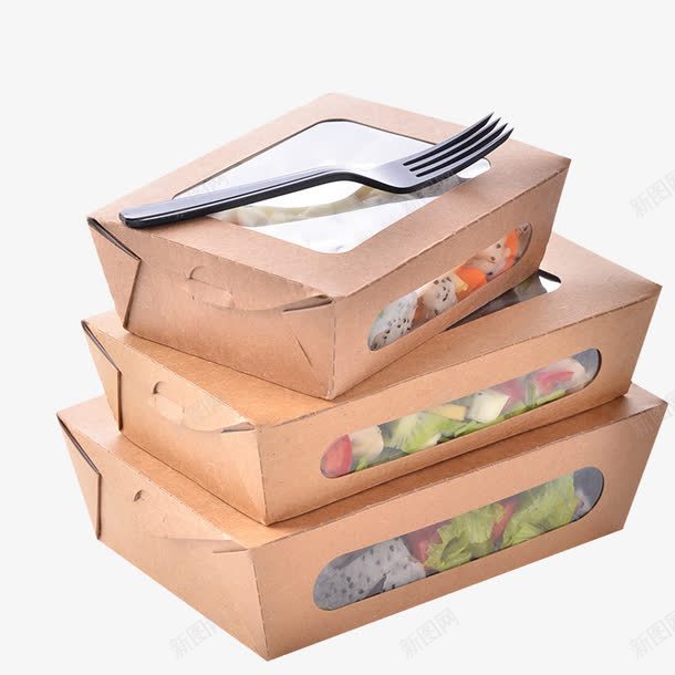 高档牛皮纸打包盒png免抠素材_88icon https://88icon.com 一次性快餐盒 产品实物 免抠素材 外卖盒子 实物打包盒 打包盒 盒子 饭盒