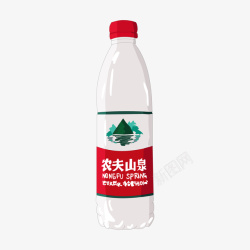 手绘矿泉水卡通手绘农夫山泉高清图片