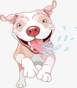 流口水表情图片一只爱吃的狗高清图片
