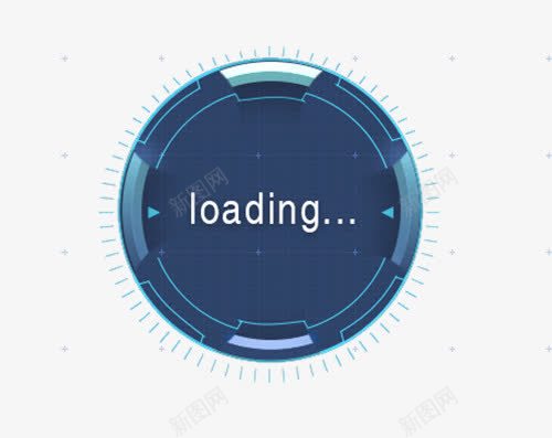 高端蓝loading图png免抠素材_88icon https://88icon.com loading loading图 创意 加载 加载动画 卡通 等待中 系统加载 蓝色