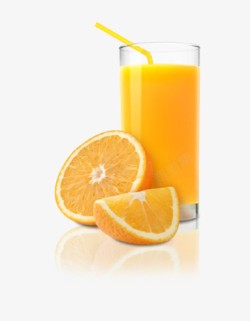 鲜果汁橙子果汁高清图片