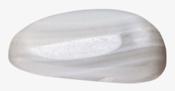 白色光滑椭圆形鹅卵石实物素材