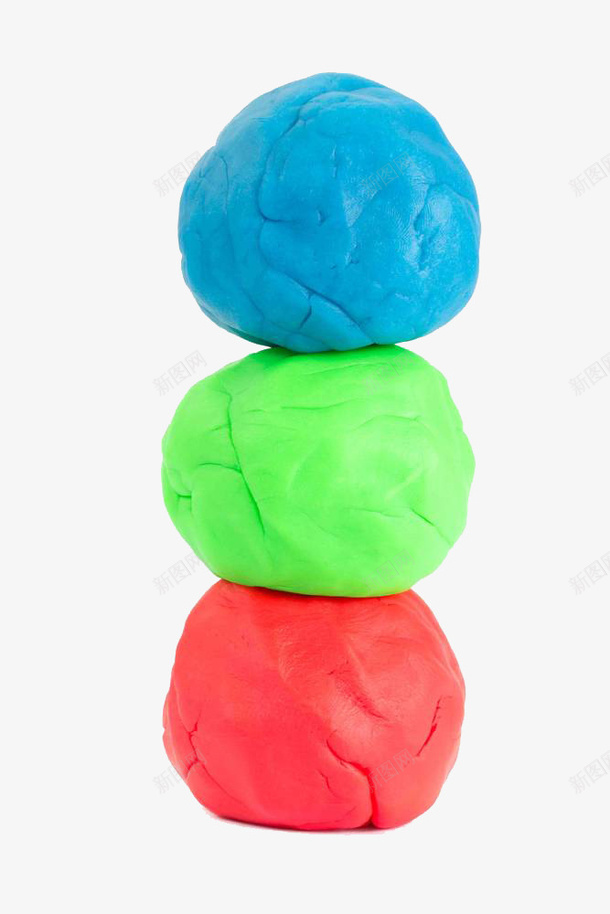 红蓝绿色的小圆球png免抠素材_88icon https://88icon.com 创意 卡通 商务 小圆球 手工 手绘 橡皮泥 玩具