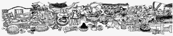 古代集市场景png免抠素材_88icon https://88icon.com 古代 古代商铺街景 古代街道 古代集市 场景 生活场景 线描 集市 黑白线条