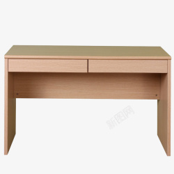 纯色办公实木桌素材
