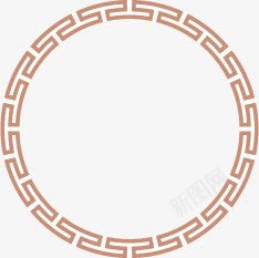 边框png免抠素材_88icon https://88icon.com 中国风 圆形 简约 花形 装饰 边框