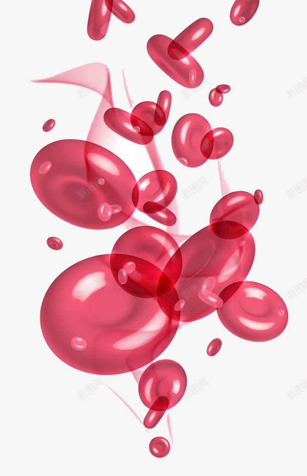 可爱血红细胞图形png免抠素材_88icon https://88icon.com 健康 医学细胞 可爱 红色 血细胞