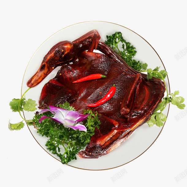 美味酱板鸭食物png免抠素材_88icon https://88icon.com 免抠图 效果图 美食 装饰图 装饰画 酱板鸭 青菜