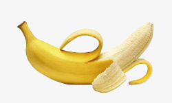 香蕉皮剥皮香蕉真实高清图片