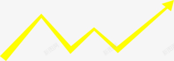 黄色简洁股票曲线png免抠素材_88icon https://88icon.com 商业图表 曲线图 涨停 简洁 线条 股票曲线 转折 黄色