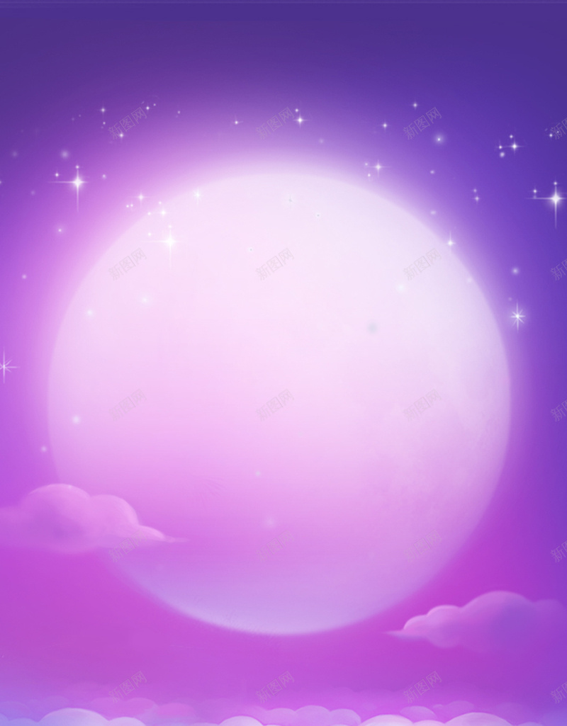 彩色中秋H5背景jpg设计背景_88icon https://88icon.com H5 H5背景 h5 中秋 云彩 彩色 月亮 梦幻 浪漫