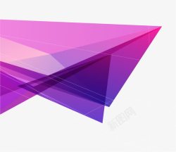 紫色多边形白色线条抽象背景高清图片