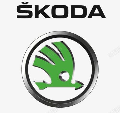 上海大众之斯柯达logo商业图标图标