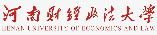 羽毛字体设计河南财经政法大学中英文LOGO图标图标