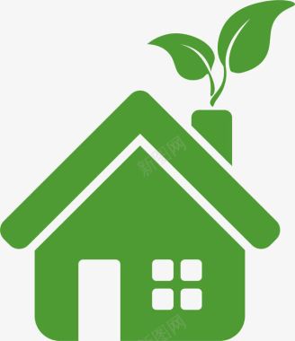 房屋生态环境保护图标图标