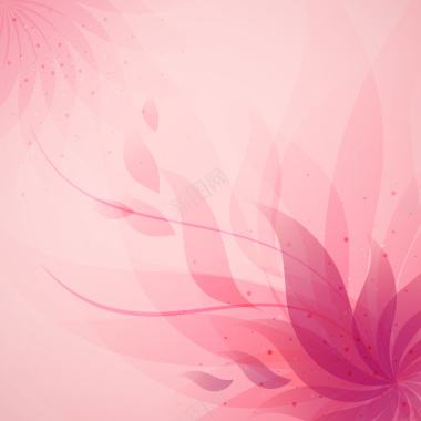 粉色抽象花卉矢量背景背景