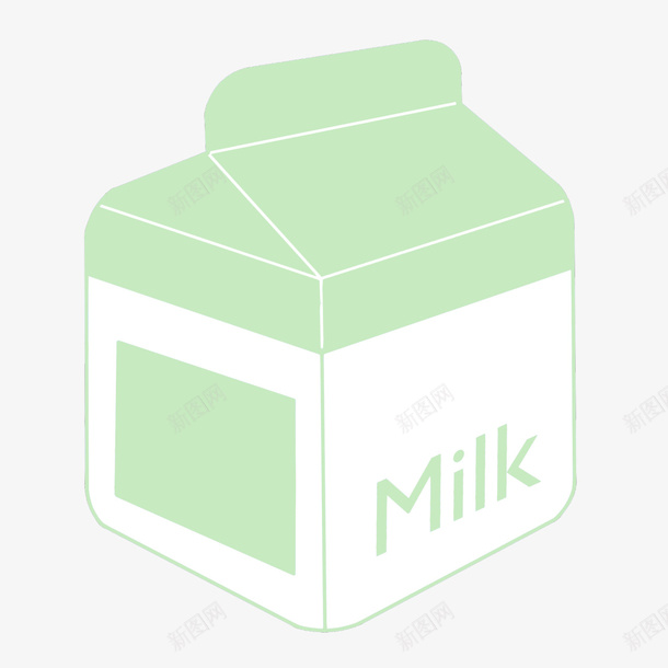 蒸汽波风格手绘牛奶包装盒png免抠素材_88icon https://88icon.com 免抠下载 包装盒 实物 手绘 牛奶 蒸汽波风格 装饰