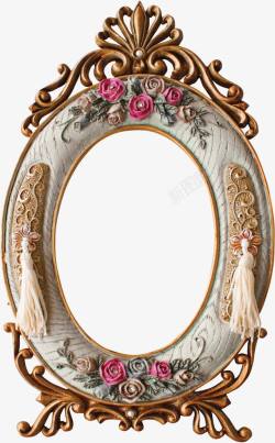 花纹镜框欧式花纹镜框高清图片