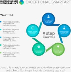 五步骤五步骤流程图矢量图高清图片