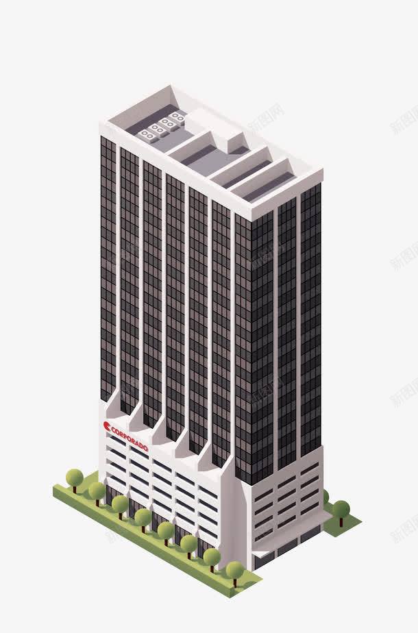 建筑模型png免抠素材_88icon https://88icon.com 企业楼 卡通楼房 大厦 建筑 房子 房屋 矢量房屋 高楼