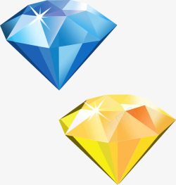 立体水晶素材钻石高清图片